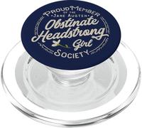 Fille obstinée et têtue, Jane Austen, Orgueil et préjugés PopSockets PopGrip pour MagSafe