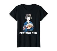 Fille Okinawa Geisha Japon T-Shirt