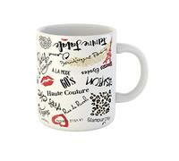 Fille Paris Et Glamour Motif Chic Femme Mode Amour Tasse À Thé Unique Tasse À Café Drôle Mug Idée Cadeau Pour Bureau Anniversaire Noël 330Ml