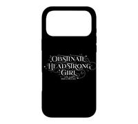 Fille persévérante et têtue, Jane Austen, fierté et Coque pour iPhone 17 Pro Max