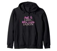 Fille Qui Aime Jason Cute Sweat à Capuche