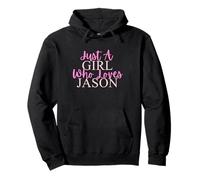 Fille Qui Aime Jason Cute Sweat à Capuche