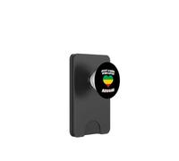 Fille Qui Aime la Musique Reggae Rasta Heart Lover PopSockets PopWallet pour MagSafe