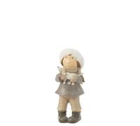 Fille résine mix h.30.5cm