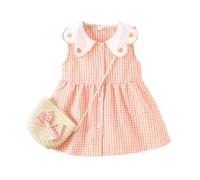 Fille Robe Tulle Enfant Chic et Elegant Manches Courtes Robe Anniversaire Formel fête Mariage Baptême Demoiselle d'honneur Communion Robes Fleur Robes Fête de Mariage Dress Pas Cher 6 mois-3 ans