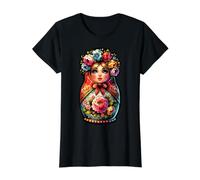 Fille Russe Matriochka Moscou Lunettes De Soleil Matriochka T-Shirt Graphique avec Valeur