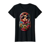 Fille Russe Russie Matryoshka Russe Fumée pour Les Russes T-Shirt Graphique avec Valeur