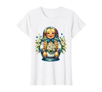 Fille Russe Russie Matryoshka Russe pour Les Russes T-Shirt Graphique avec Valeur