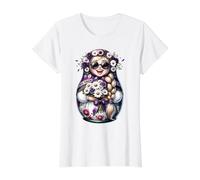 Fille Russe Russie Matryoshka Russe pour Les Russes T-Shirt Graphique avec Valeur