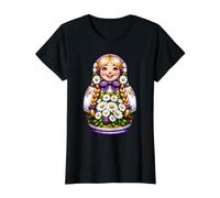 Fille Russe Russie Matryoshka Russe pour Les Russes T-Shirt Graphique avec Valeur