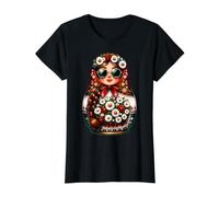 Fille Russe Russie Matryoshka Russe pour Les Russes T-Shirt Graphique avec Valeur