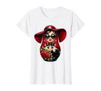 Fille Russe Russie Matryoshka Russe pour Les Russes T-Shirt Graphique avec Valeur