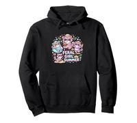 Fille Sauvage d'été Amusante Raccoon Squad Beach Kawaii Mignonne Sweat à Capuche