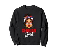 Fille Serbie Drapeau Serbe Femme Sweatshirt
