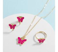 Fille Set de bijoux à détail papillon Avertissement : Ce produit contient une pointe tranchante fonctionnelle. Il n'est pas destiné à être utilisé par des enfants de moins de 8 ans.Taille UniquePlante