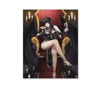 Fille Sexy du Diable,Puzzles Puzzle en Papier Abstrait 1000 Pièces Adultes Puzzles Haute Difficulté Cadeau d'apprentissage Créatif(38x26cm)-H9