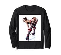 Fille Sexy sur T-Shirt pour Homme - Fille Sexy en Cordes Shibari Manche Longue