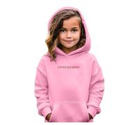 Fille Sweats à Capuche Enfant Hoodie Oversize Confortable Manche Longue Basique Sport Haut Survêtement pour l'extérieur, Les Loisirs, Le Sport Pull à Capuche à Manches Longues