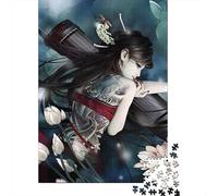 Fille tatouée Puzzle Adulte 1000 Teile Beauté Anime Éducatif Challenge Toy Artisanat Cadeau Famille Décoration Intérieure pour Adultes Et Enfants À Partir De 14 Ans 1000pcs (75x50cm)