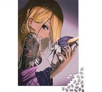 Fille tatouée Puzzles pour Adultes 1000 Teile Beauté Anime Éducatif Challenge Toy Artisanat Cadeau Famille Décor À La Maison Adultes & Enfants des 14 Ans 1000pcs (75x50cm)