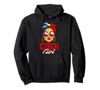 Fille Tchèque Drapeau République Tchèque Femme Sweat à Capuche