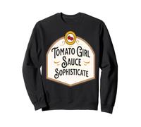 Fille Tomate Sauce Sophistiquée Cuisine Vintage Sweatshirt