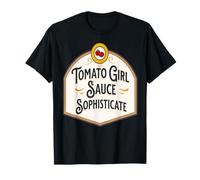 Fille Tomate Sauce Sophistiquée Cuisine Vintage T-Shirt