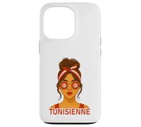 Fille Tunisienne Drapeau Tunisie Copine et Épouse Tunisienne Coque pour iPhone 13 Pro