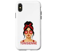 Fille Tunisienne Drapeau Tunisie Copine et Épouse Tunisienne Coque pour iPhone X/XS