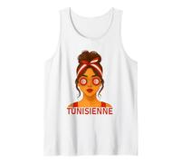 Fille Tunisienne Drapeau Tunisie Copine et Épouse Tunisienne Débardeur