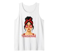 Fille Tunisienne Drapeau Tunisie Copine et Épouse Tunisienne Débardeur