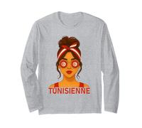 Fille Tunisienne Drapeau Tunisie Copine et Épouse Tunisienne Manche Longue