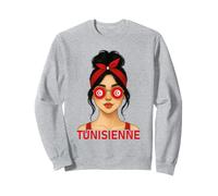Fille Tunisienne Drapeau Tunisie Copine et Épouse Tunisienne Sweatshirt