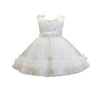 Fille Tutu Robe Soiree Princesse Filles Robes Tulle sans Manches Jeune Enfant Princesse Tutu Mariage Fête d'anniversaire Robe Fille pour Les Fêtes Anniversaires et Mariages 18 Mois-5 Ans