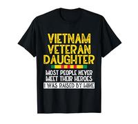 Fille vétéran du Vietnam que j'ai élevée par mon héros T-Shirt