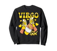 Fille Vierge Chaussures Sneaker Août Septembre Anniversaire Sweatshirt