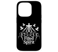 Filled With The Spirit Acts 2:3-4 Écriture chrétienne Coque pour iPhone 14 Pro