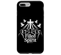 Filled With The Spirit Acts 2:3-4 Écriture chrétienne Coque pour iPhone 7 Plus/8 Plus