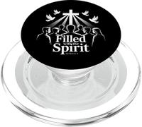 Filled With The Spirit Acts 2:3-4 Écriture chrétienne PopSockets PopGrip pour MagSafe