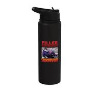 Filler Episode Survivor Anime Meme Funny Non-Source Material Stainless Steel Insulated Water Bottle