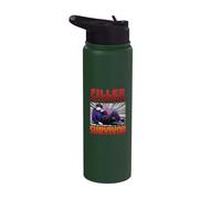 Filler Episode Survivor Anime Meme Funny Non-Source Material Stainless Steel Insulated Water Bottle