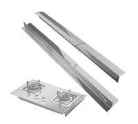 Filler Poêle - Couverture De Contrepied Poêle | Remplissage De Four Flexible De 2 Paquets Rétractables | Poêles À Chaleur Stume Latéraux Couvre Remplisseurs Anti-slip Pour Poêle Et B