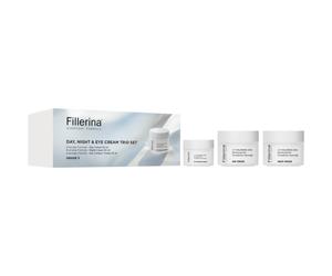 Fillerina Everyday Formula Day, Night & Eye Cream Trio Set ensemble anti-rides pour femme
