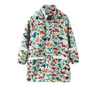 Filles À Capuche Imperméable Dessin Animé Imprimer Pluie Coupe-Vent Imperméable Outwear Imperméable 211Y Trench Coat Hoodies Vêtements Imperméable Enfant (White, 4-5 Years)