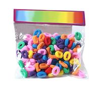 Filles Bandeaux de Cheveux 100 Pcs cheveux corde élastique mixte Soutien Couleur douce liens de cheveux Ponytail pour les filles blagues couleur mélangée