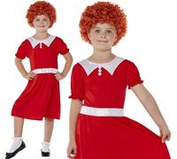 Filles Chanter Orphelin Costume Déguisement & Perruque Enfant Livre Annie