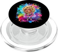 Filles chibi de dessins animés PopSockets PopGrip pour MagSafe
