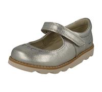 Filles Clarks Cuir/Patente Chaussures Style Mary Jane Détails Coeur - Crown Jane