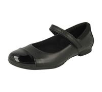 Filles Clarks Mary Jane À Crochets En Cuir Chaussures Scolaires Scala Gem K