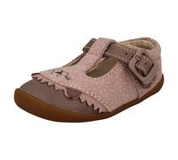 Filles Clarks Roamer Cub Chaussures Premières Décontractées